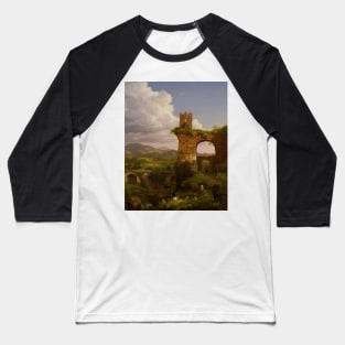 The Arch of Nero by Thomas Cole Baseball T-Shirt